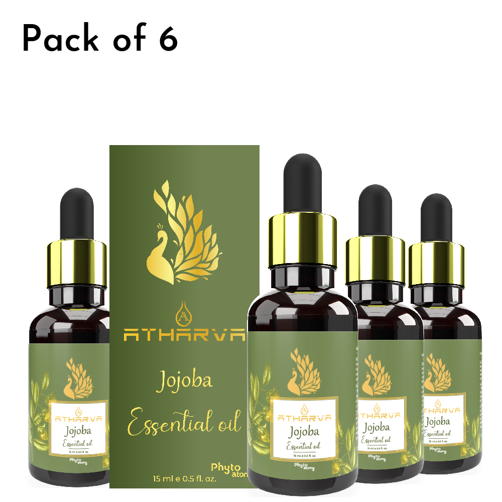 Atharva Jojoba Essential Oil (15ml) Pack Of 6